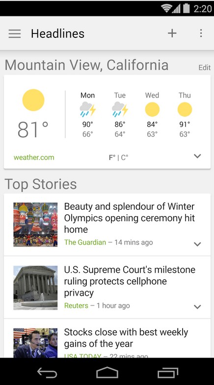 ȸ(Google News & Weather)ͼ3