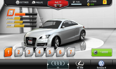 3D̳挍(sh)ِ܇(ch)(Drag Racing Real 3D)؈D1