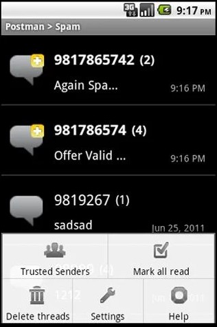 ʲ(BLOCK SPAM TEXTS - POSTMAN)ͼ0