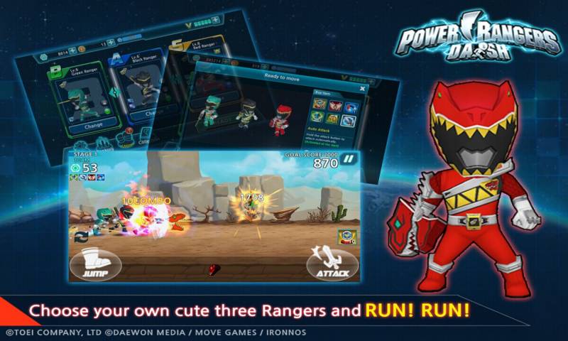 Power Rangers Dash (Asia)(սDash(ձ˿ͨսӸı))ͼ2