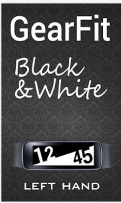 ֻڰʱ(Gear Fit Black White Clock)ͼ0
