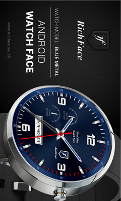 {(ln)ɫzL(fng)P(Blue Metal Watch Face)؈D0