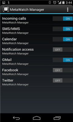 MetaWatchӦù(MetaWatch Manager for Android)ͼ1