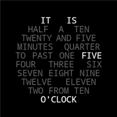 ʾ(Word Clock Watch Face)ͼ1