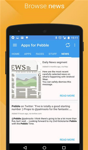 Pebble(yng)̵(Apps for Pebble)؈D3