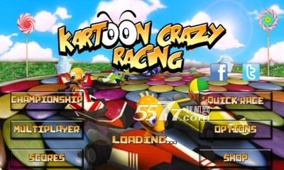 񿨶܇Kartoon Crazy Racing(ܿ܇֙C)؈D0