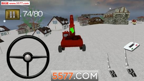 ھCѩCģM(ģM{)excavator snow plow simulator؈D2