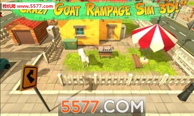 ɽֱײ(й)Crazy goat rampage sim 3Dͼ0