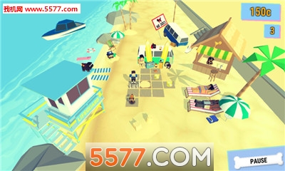 ۻ͹:ɳ̲Go׿Party Pugs: Beach Puzzle GOͼ0