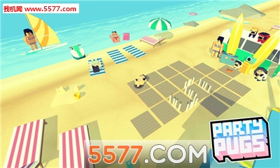 ۻ͹:ɳ̲Go׿Party Pugs: Beach Puzzle GOͼ2