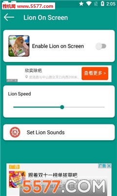 lion on screen׿؈D0