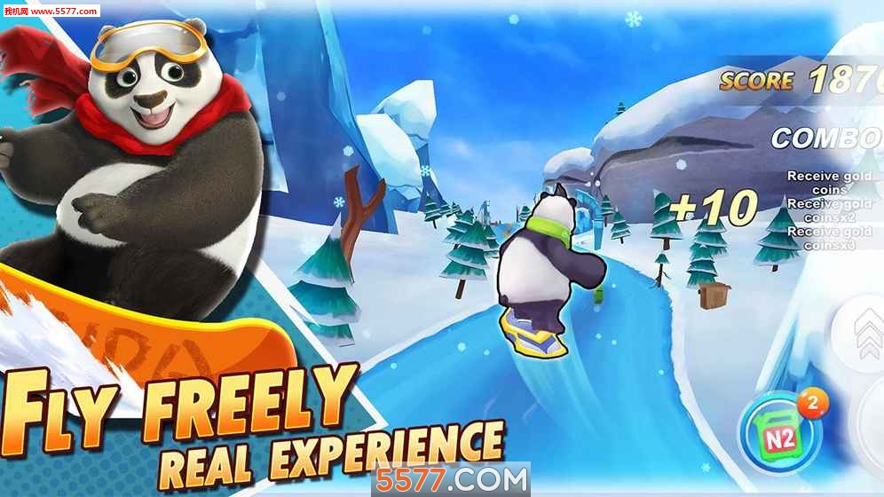 Ski Crazy Safari : Adventure World(ѩI(yng)ؘsҫ֮(zhn)׿)؈D2