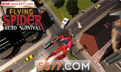 Ӣ֩׿(Flying Spider Hero Survival)ͼ1