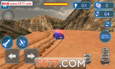 ˻ƴ׷ս׿(Police Shooting Car Chase Pro)ͼ2