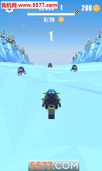 ѩĦб׿(flippy snowmobile race)ͼ0