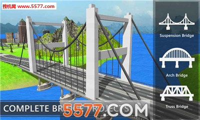 River Bridge Builder Constructionworks(Sim׿)ͼ0