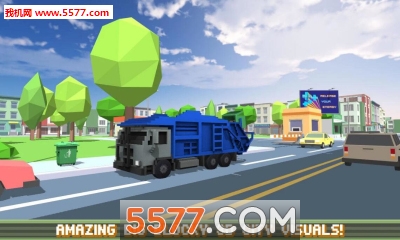 Blocky Garbage Truck Sim Pro(ģⰲ׿)ͼ0