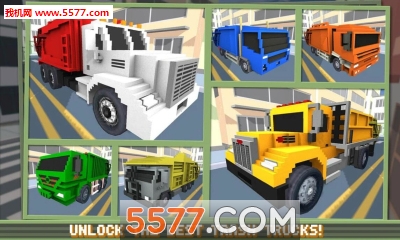 Blocky Garbage Truck Sim Pro(ģⰲ׿)ͼ2