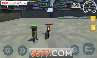 ΢Blocky Moto Bike SIM Winter Breeze׿ͼ3