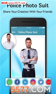 Man Police Suit Photo Editor - Men police dress(Ƭװ༭app)ͼ1