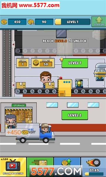 Idle Delivery Tycoon(idle box tycoon׿)ͼ0