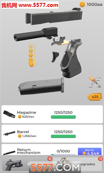 Idle Gun(tapgun idle weapons builder׿)ͼ1