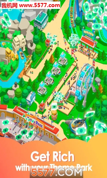 ⹫԰(Idle Theme Park Tycoon׿)ͼ2