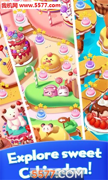 Cake Crush(cakingdom match׿)؈D1