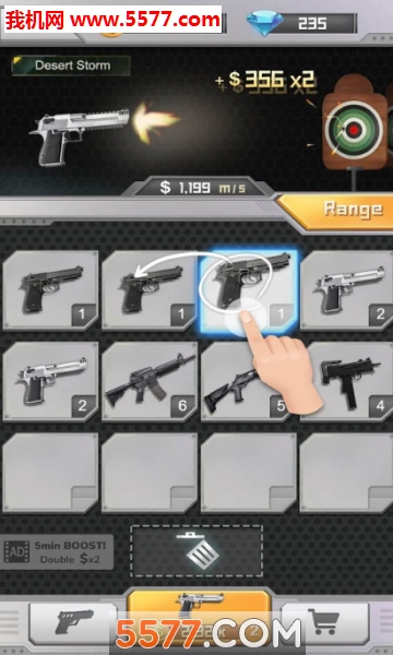 Idle Gun Range: Merge n Shoot!(׿(Idle Gun Range: Merge n Shoot))ͼ3