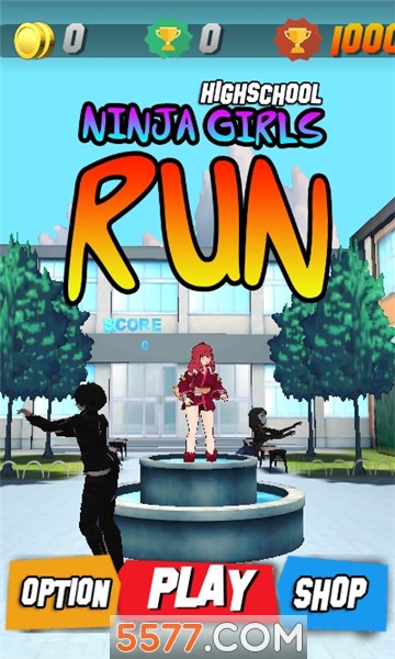 HighSchool Ninja Run(Ůܿᰲ׿)ͼ0