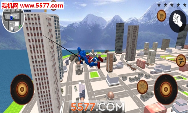 Flying spider stickman hero׿