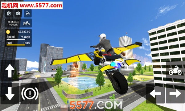 Flying Motorbike Simulator(ĦзɳģϷ)ͼ3