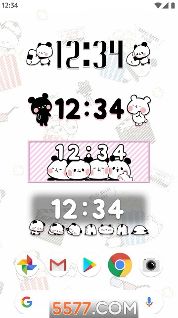 èӰ׿(Digital Clocks Mochimochi Panda)ͼ2