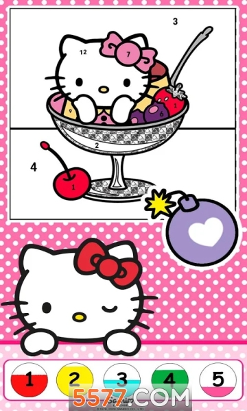 Colouring by Numbers(Hello Kittyɫٷ)ͼ1