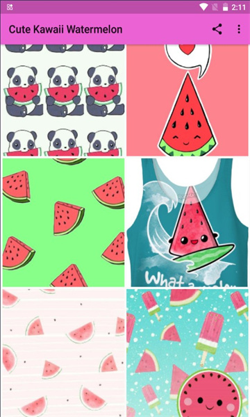 Cute Kawaii Watermelon(ϱֽ°)ͼ2