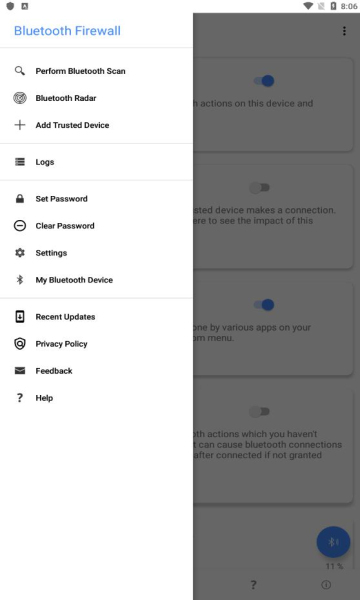 {(ln)Bluetooth Firewall⸶M(fi)؈D1