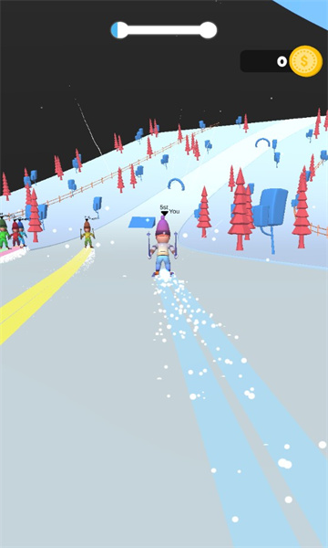 Skier hill 3d׿