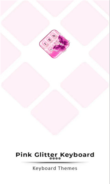 glitter pink keyboard app