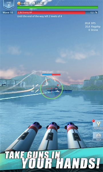 Idle Fleet: Warship Shooter׿ͼ1