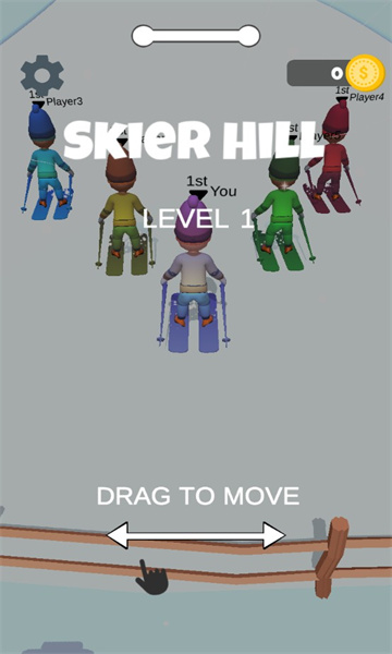 Skier hill 3d׿ͼ0