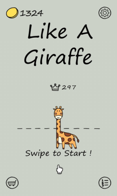 ¹Like a giraffe׿