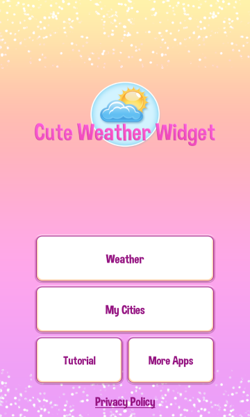 ɰС(Cute Weather Widget Pack)׿ͼ1