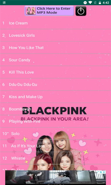 Blackpink Popular Song app׿
