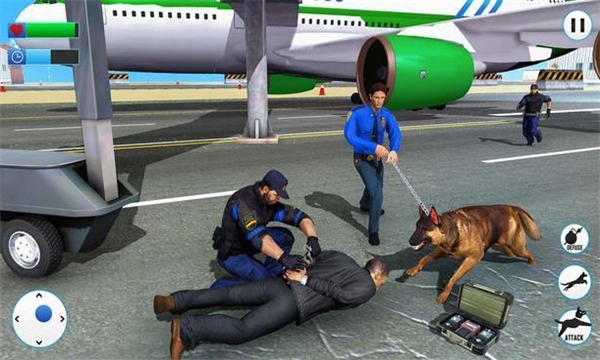 ģ⾯Ȯץ(US Police Dog  Airport Crime Simulator)׿ͼ1