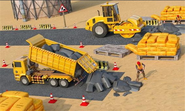 ʩϷ3D(Construction Truck Game 3D)׿ͼ1