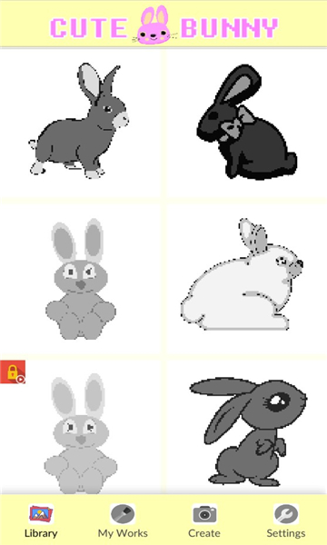 ɫ(bunny color by number - pixel art)׿ͼ1