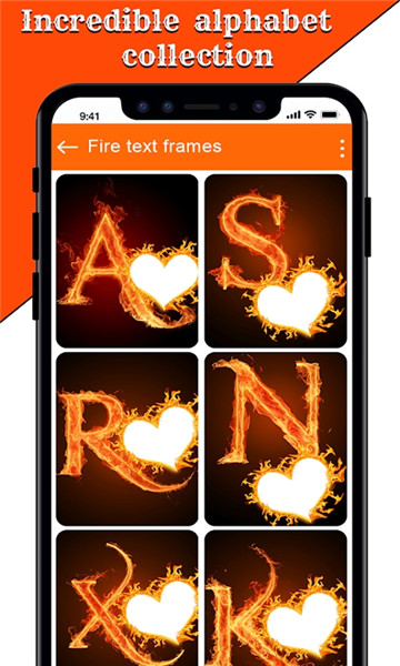 ı(fire text photo frame)ͼ1