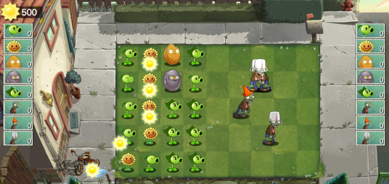 ֲսʬ˫˰ֻϷ(Plant Vs Zombie Garden Battle)ͼ1