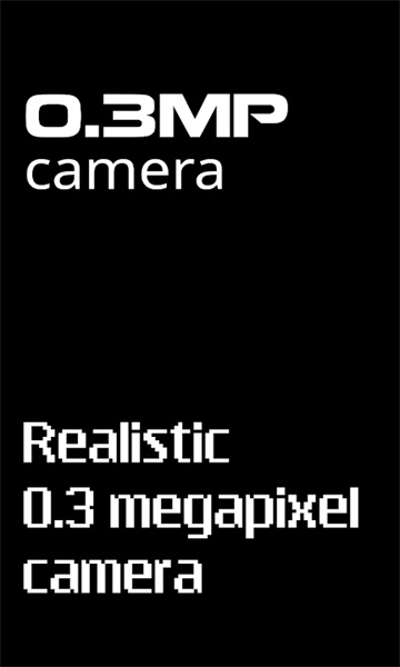 0.3mp camera