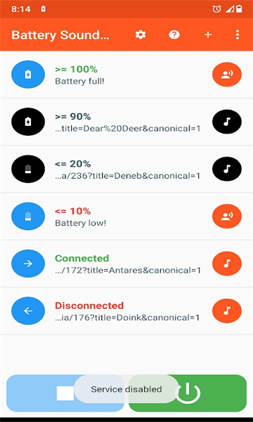 battery sound notification׿app